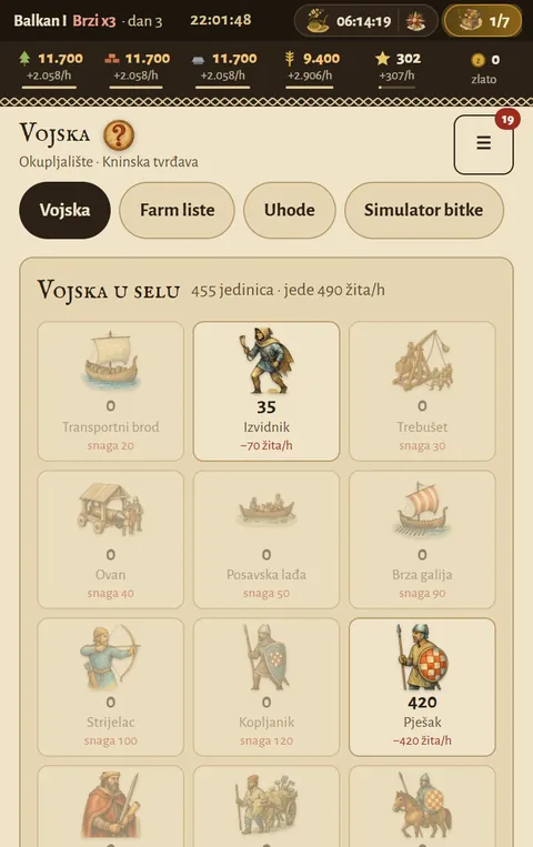 Vojska - slika iz igre